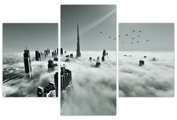 Kép - Felhőkarcolók Dubaiban (90x60 cm)