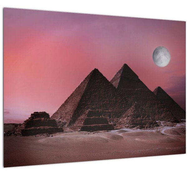 Kép - Piramisok giza, Egyiptom (70x50 cm)