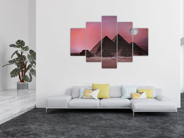 Kép - Piramisok giza, Egyiptom (150x105 cm)