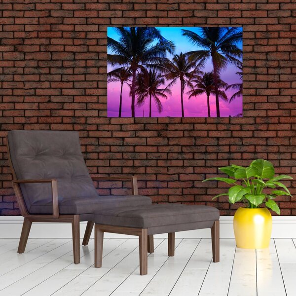 Kép - Pálmafák Miamiban (90x60 cm)