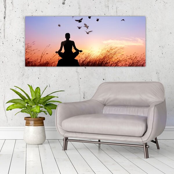Kép - Meditáció (120x50 cm)