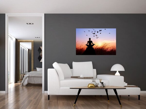 Kép - Meditáció (90x60 cm)