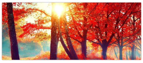 Kép - Őszi táj (120x50 cm)