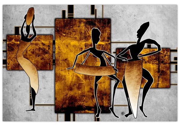 Kép - Az afrikai kultúra motívumai (90x60 cm)
