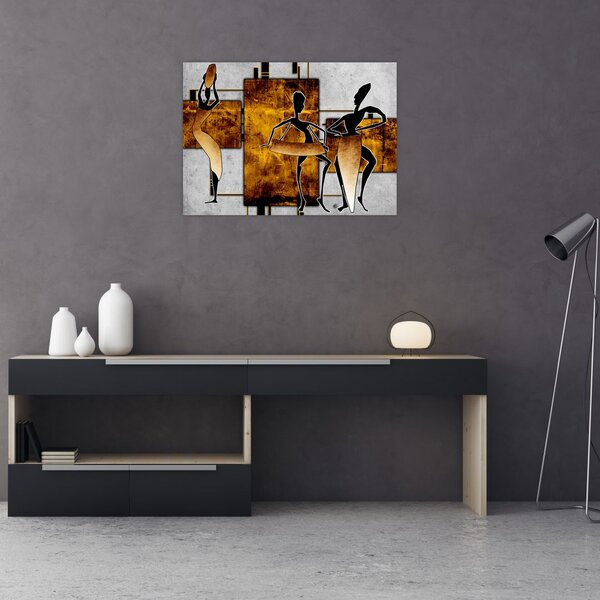 Kép - Az afrikai kultúra motívumai (70x50 cm)