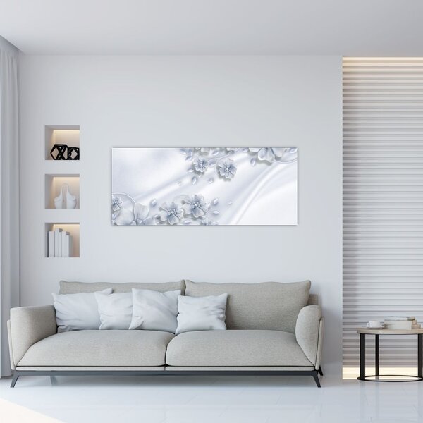 Kép - Virágos dizájn (120x50 cm)