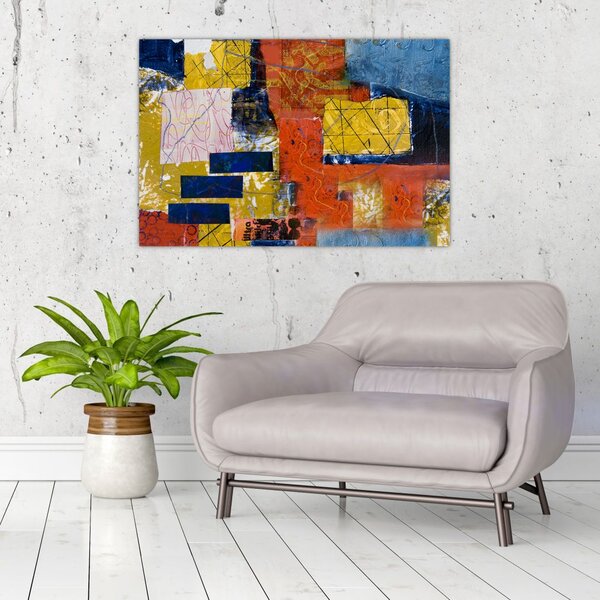 Kép - Absztrakció (90x60 cm)