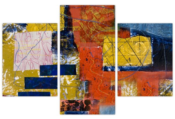 Kép - Absztrakció (90x60 cm)