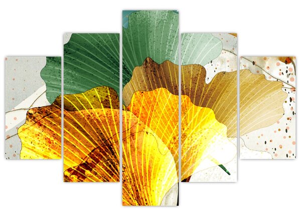 Kép - Levelek (150x105 cm)