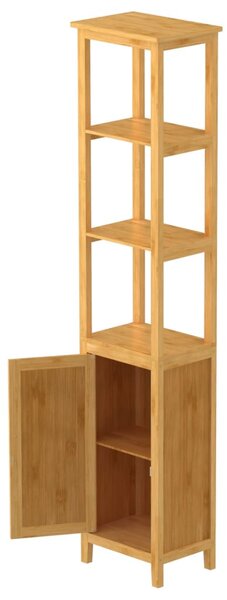 EISL 3 rekeszes bambusz magasszekrény 40 x 30 x 190 cm (438820)