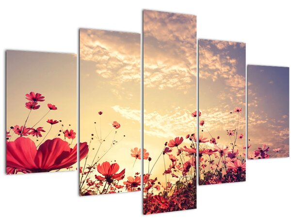 Kép - Rét virágokkal (150x105 cm)