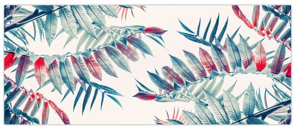Kép - Trópusi levelek (120x50 cm)