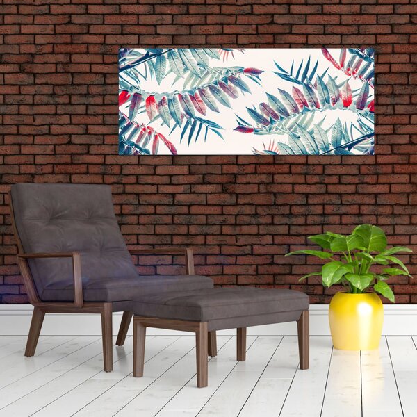 Kép - Trópusi levelek (120x50 cm)