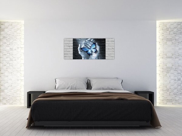Kép - Pillangó a falon (120x50 cm)