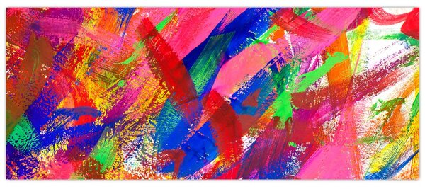 Kép - Színes absztrakció (120x50 cm)