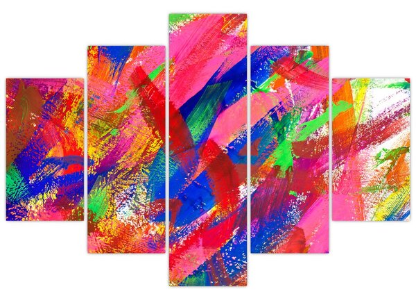 Kép - Színes absztrakció (150x105 cm)
