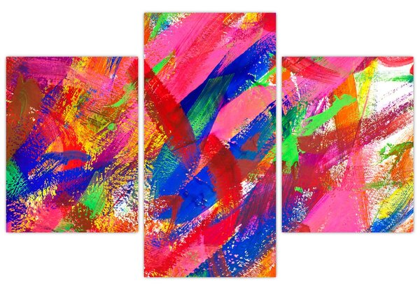 Kép - Színes absztrakció (90x60 cm)