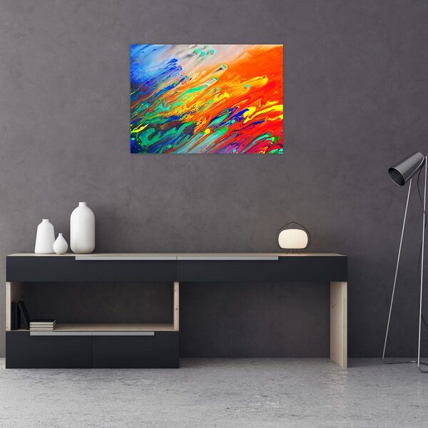 Kép - Színes absztrakció (70x50 cm)