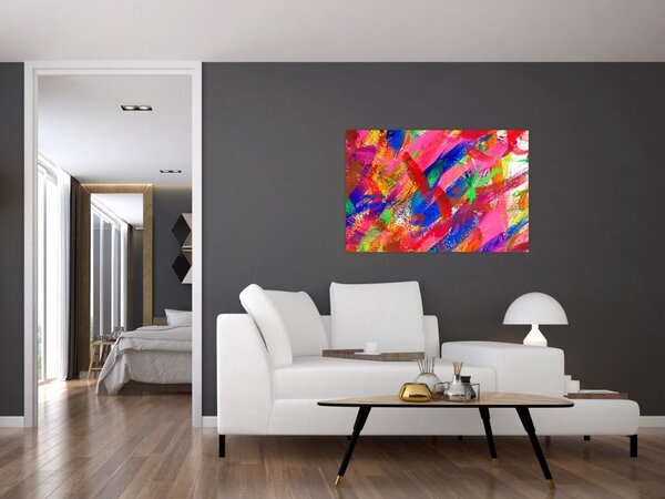 Kép - Színes absztrakció (90x60 cm)