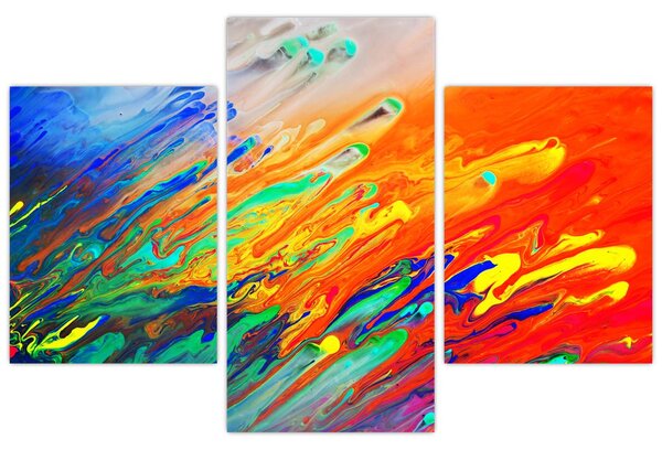 Kép - Színes absztrakció (90x60 cm)
