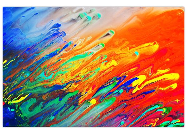 Kép - Színes absztrakció (90x60 cm)