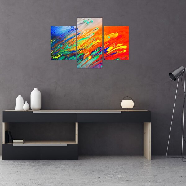 Kép - Színes absztrakció (90x60 cm)
