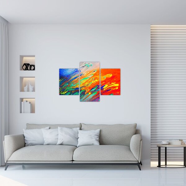 Kép - Színes absztrakció (90x60 cm)