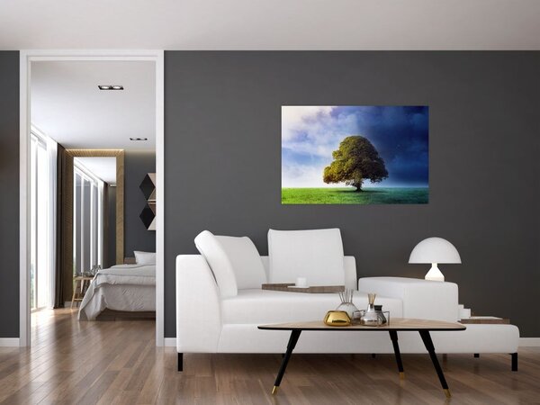 Kép - Éjjel - nappal (90x60 cm)