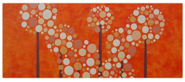 Kép - Narancssárga erdő (120x50 cm)