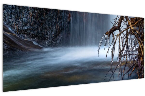 Egy téli lagúna képe (120x50 cm)
