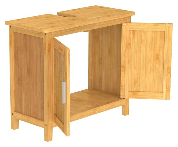 EISL bambusz fürdőszobai alsószekrény 67 x 28 x 60 cm (438819)
