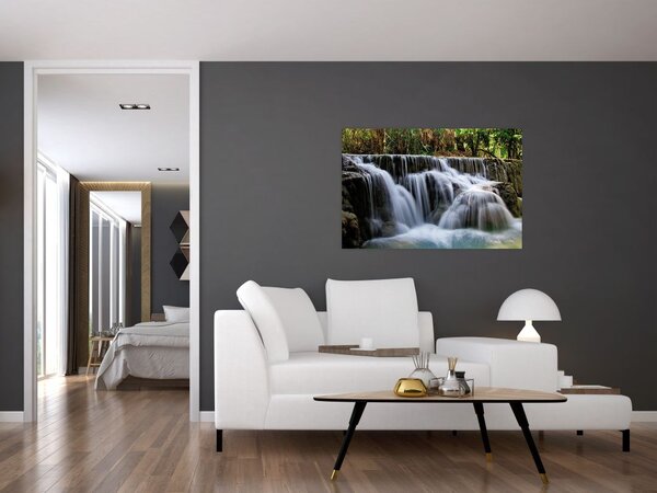 Kép - Vízesések kaszkádjai (90x60 cm)