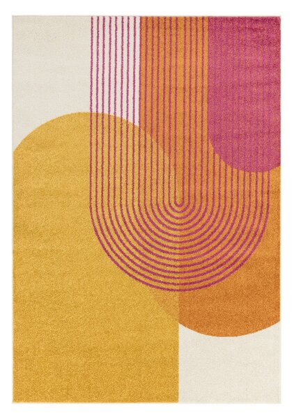 Sárga-narancssárga szőnyeg 160x230 cm Muse Orange Retro – Asiatic Carpets