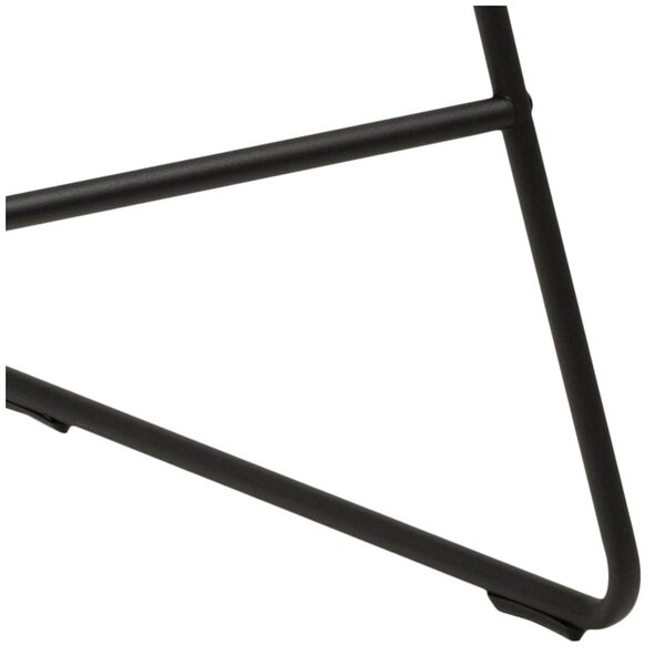 Fekete bárszék (ülésmagasság 76 cm) Tina – Actona