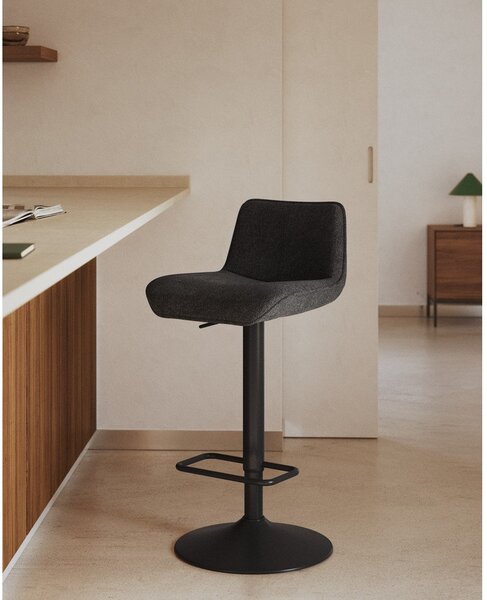 Fekete bárszék szett 2 db-os 103 cm Zenda – Kave Home