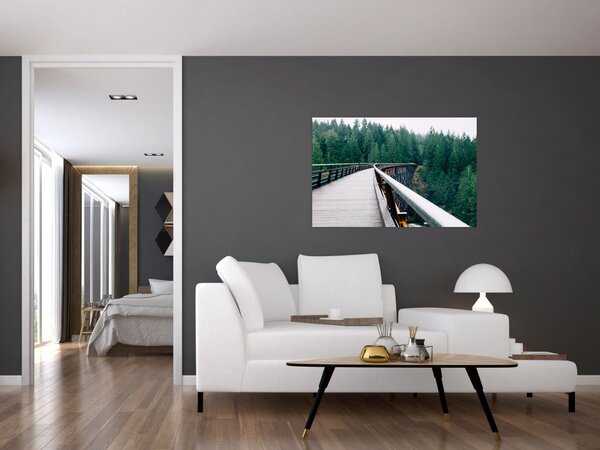 Kép - Híd a fák csúcsán (90x60 cm)