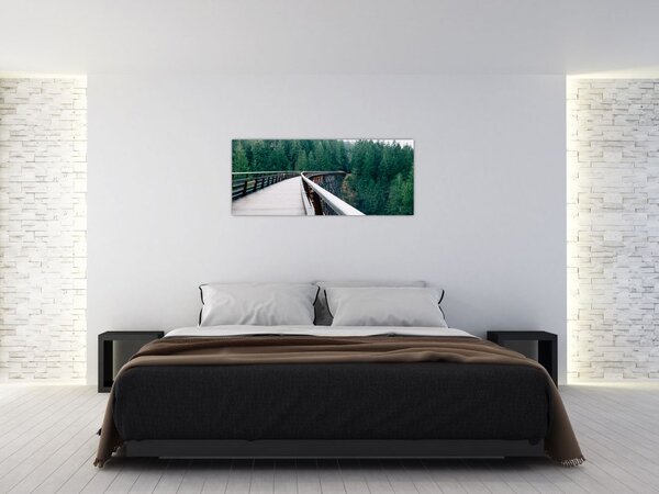 Kép - Híd a fák csúcsán (120x50 cm)