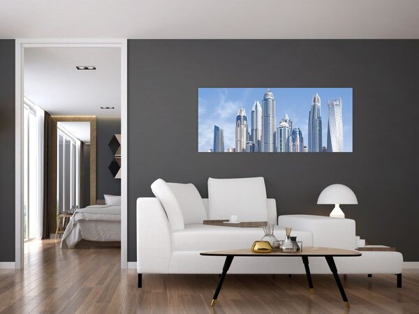 Kép - Felhőkarcolók (120x50 cm)