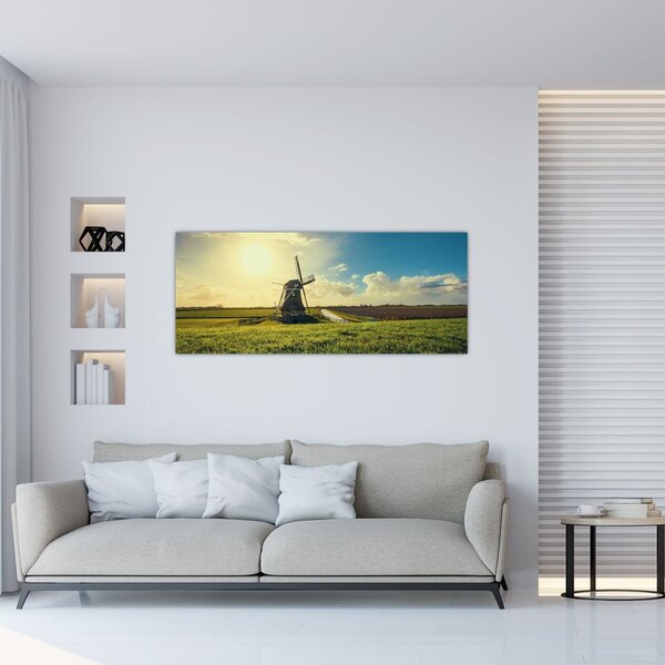 Kép - Szélmalom (120x50 cm)