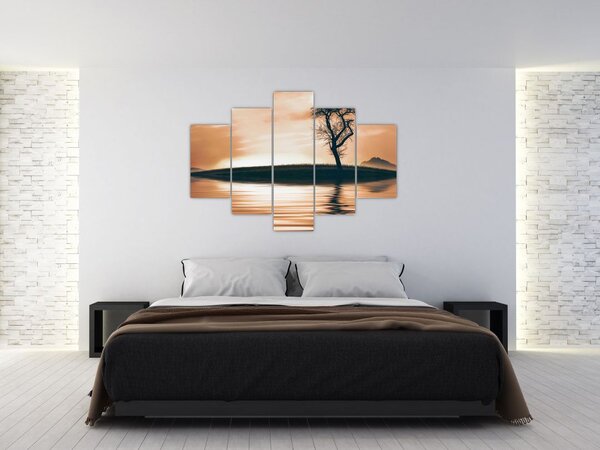 Egy fa képe egy szigeten (150x105 cm)