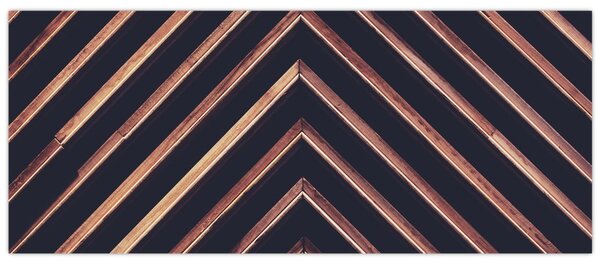 Egy fa motívum képe fekete alapon (120x50 cm)