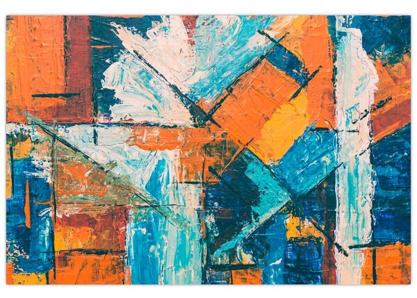 Kép - Absztrakció (90x60 cm)