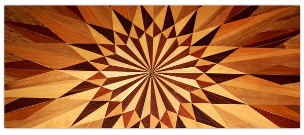 Kép - Fa kollázs (120x50 cm)