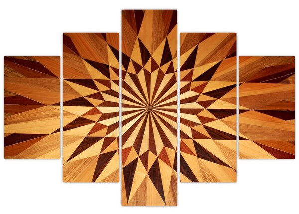 Kép - Fa kollázs (150x105 cm)