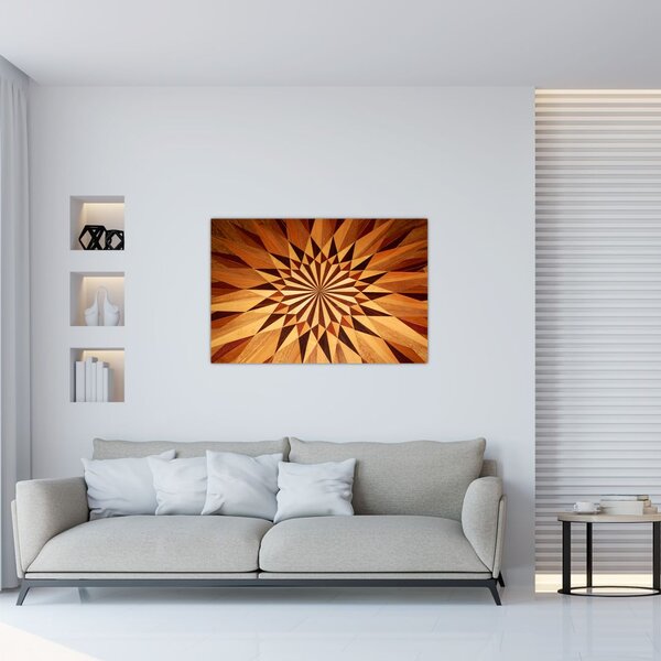Kép - Fa kollázs (90x60 cm)