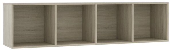 Sonoma tölgy színű könyv-/TV-szekrény 143 x 30 x 36 cm (800264)