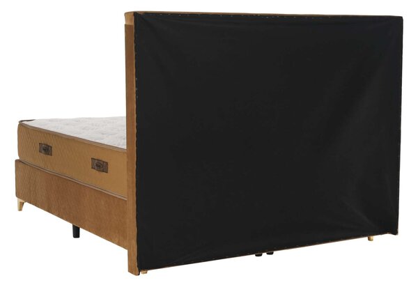GOLDBIA Boxspring ágy 160x200 - világosbarna