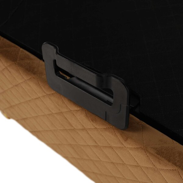 GOLDBIA Boxspring ágy 160x200 - világosbarna