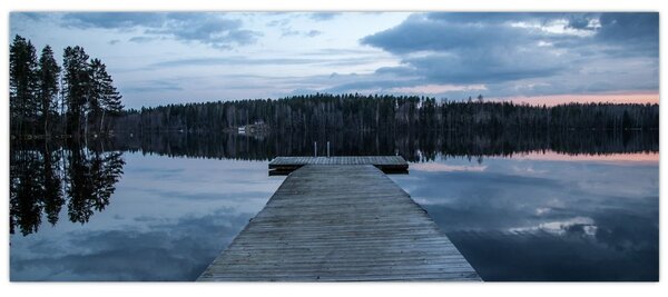 Kép - Móló a tón (120x50 cm)