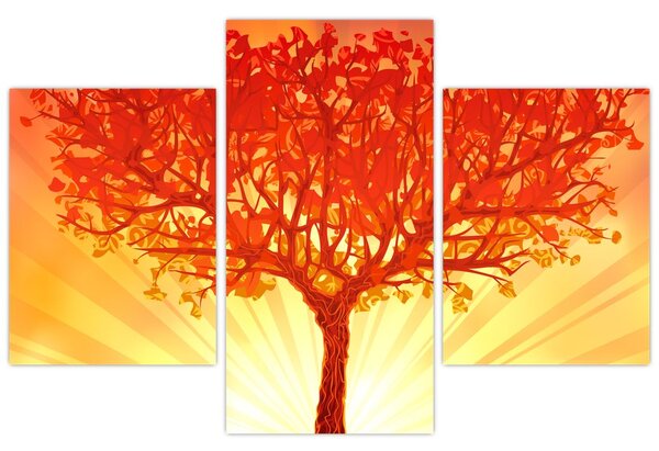 Kép - Fa a nap ragyogásában (90x60 cm)